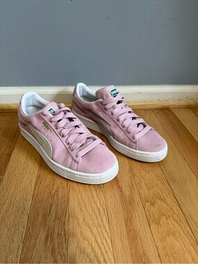 Puma Pink Suede Classic XXI Sneakers Big Kids 5.5